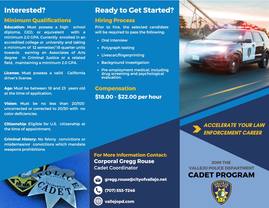 Cadet Job Flyer